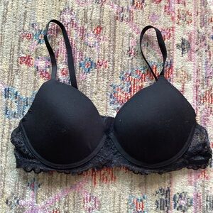 Elegant Black Lace Bra